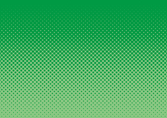 ハーフトーン　背景　緑　グラデーション