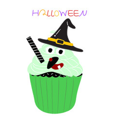 Halloween cup cake