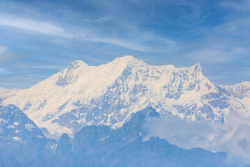 Himalaya from Lava, West Bengal, India