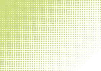 ハーフトーン　背景　黄緑　斜め