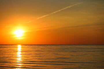 Obraz premium sunset in the sea