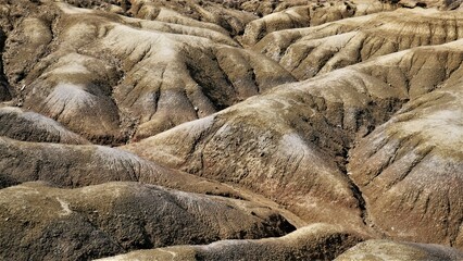 Formaciones rocosas en Bardenas Reales, Navarra, España