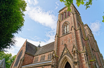 Fototapeta premium The Cathedral Church of St Andrew by the river Ness in Inverness - Scotland