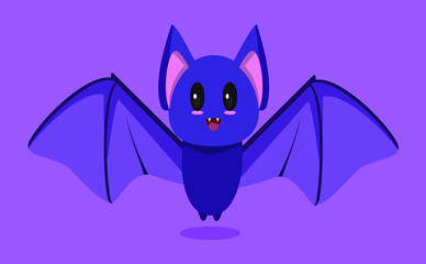 halloween bat cute smile