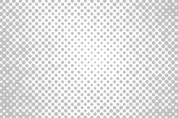 Pop art creative concept colorful comics book magazine cover. Polka dots grey background. Cartoon halftone retro pattern. Abstract template design for poster, card, sale banner, empty bubble
