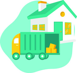 Home Delivery Isolated Vector icon which can easily modify or edit

