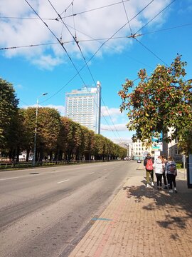 street in the city