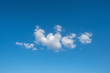 cloudy sky background, front view