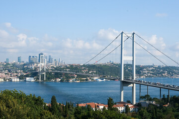 15 july martyrs bridge background, front view