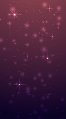 Fototapeta na wymiar Background with Starry light, pink, purple Sky
