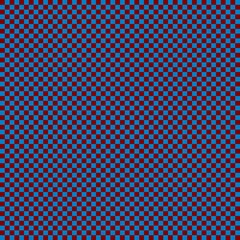 Checkerboard with very small squares. Blue and Maroon colors of checkerboard. Chessboard, checkerboard texture. Squares pattern. Background.