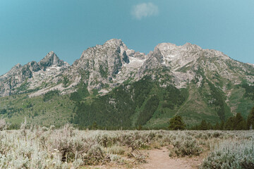 Faded mountains