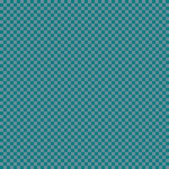Checkerboard with very small squares. Teal and Light Slate Grey colors of checkerboard. Chessboard, checkerboard texture. Squares pattern. Background.