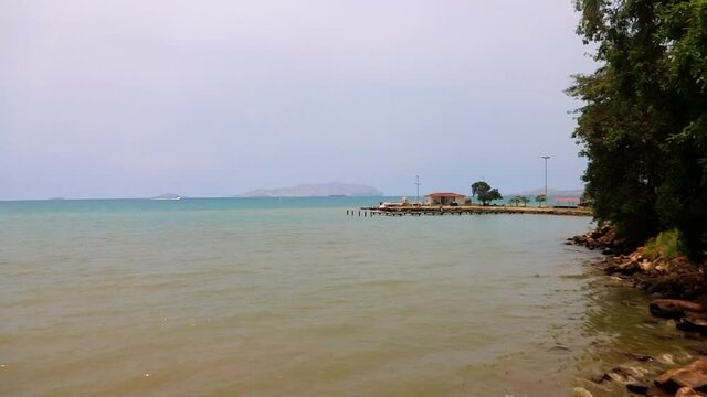 Playa en el parqu para disfrutar