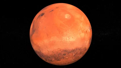 Crédence de cuisine en verre imprimé Nasa Realistic and Detailed Mars and Stars