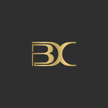 BX, XB, Abstract initial monogram letter alphabet logo design