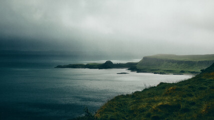 stormy sea isle of skye