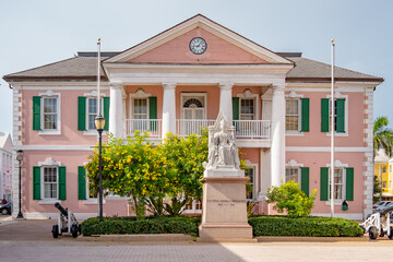Statue of Queen Victoria in Nassau Bahamas