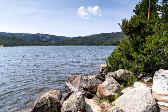 Louis Lake, part of the Shoshone National Forest, near Lander, Wyoming