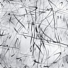 Grunge scratches doodles ink pen background texture
