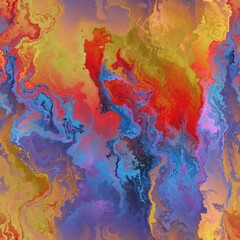 Seamless colorful paint splash background texture