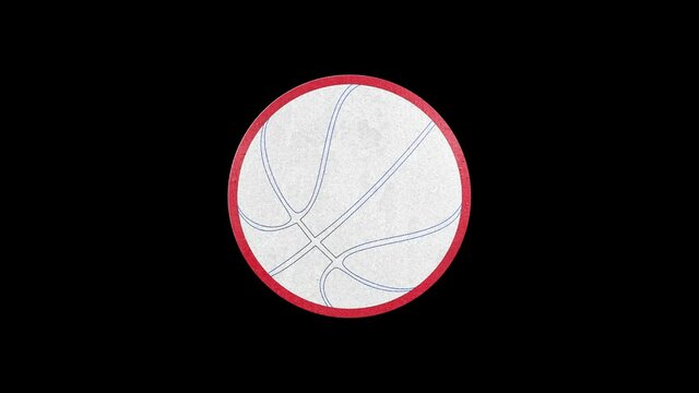 shaking play button animation with texture
