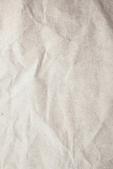 Texture white crumpled paper background.