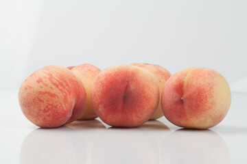 복숭아,과일,신선,여,름오브젝트,음식,잎