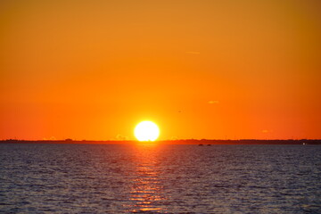 Florida Tampa bay sun set landscape	