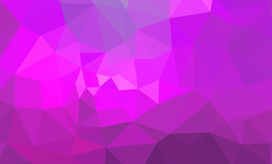 Obraz premium low poly geometric background with abstract pattern made of color light pink shapes