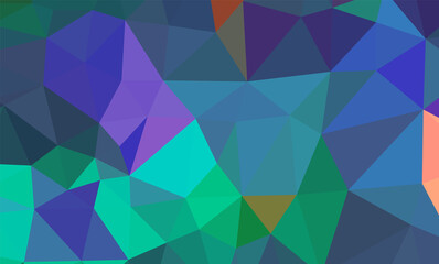 Fototapeta premium low poly geometric background with abstract pattern made of color light blue shapes
