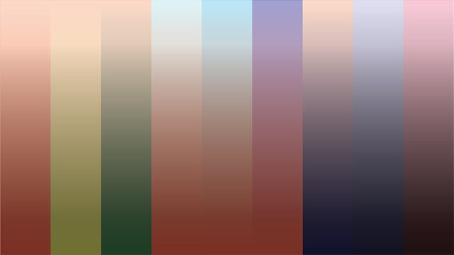 Gradients for color picking, illusion of up and down patterns