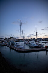 Fototapeta na wymiar Port de plaisance Normandie