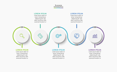 Business data visualization. timeline infographic icons designed for abstract background template