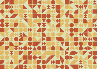 Abstract Geometric Pattern generative computational art illustration