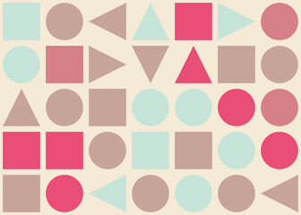 Abstract Geometric Pattern generative computational art illustration