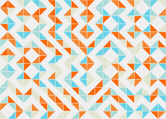 Abstract Geometric Pattern generative computational art illustration