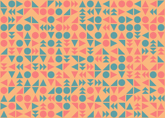 Abstract Geometric Pattern generative computational art illustration