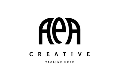 APA creative taj three latter logo vector - obrazy, fototapety, plakaty
