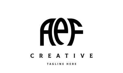 APF creative taj three latter logo vector