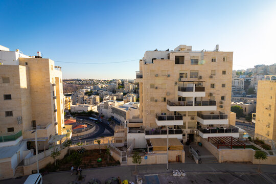 24-06-2021. modiin ilit- israel. Tall buildings in an ultra-Orthodox neighborhood in the city of Modi'in Illit - Kiryat Sefer