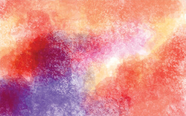 Fototapeta premium Light colorful watercolor background texture. Abstract red watercolor on white background. Illustrator vector watercolor background. 