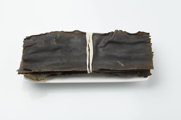 해산물,해조류,해초,고해상,누끼,다시마,묶음,사람없음,스튜디오,실내,음식,음식재료,