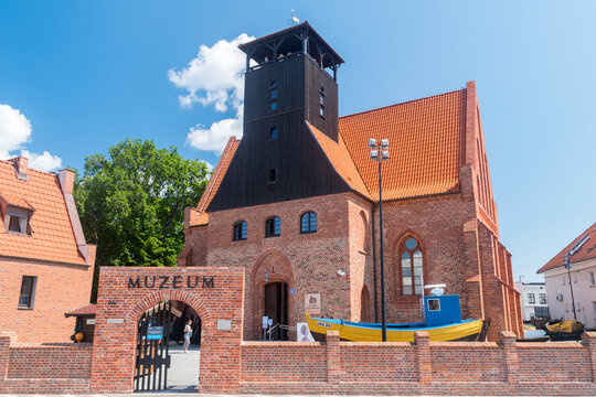 Hel, Poland - July 20, 2021: Fisheries Museum in Hel.