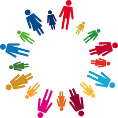 SDGs　人々のイメージイラスト