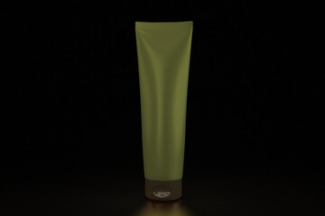 Cream Tube In Dark