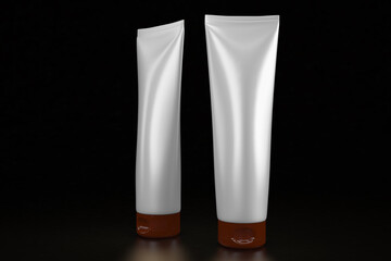 Cream Tube In Dark