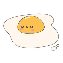 cute eggs illustration