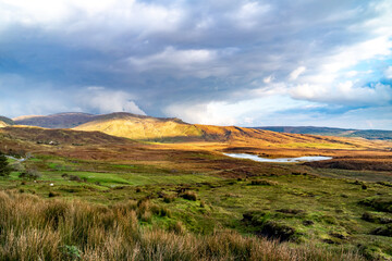 BetweenTymeen and Meenaguse in the bluestack mountains in Donegal - Ireland