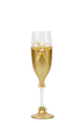 A glass for the solemn ceremony.